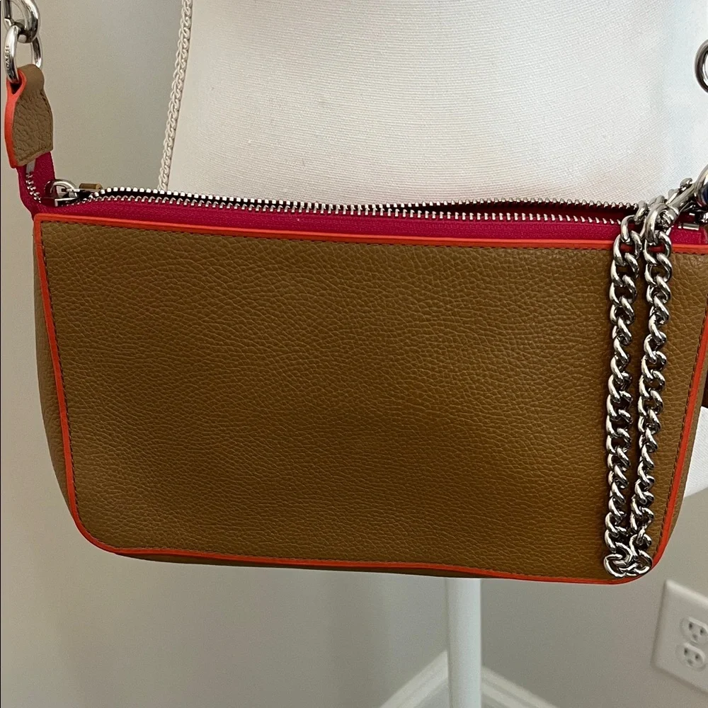 Coach Tan and pink Crossbody Bag - Picture 2 of 6